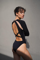 Sellie-Odyssey Long Sleeve One-piece Black-Mayo-2-fleurdirect.live