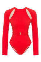 Sellie-Odyssey Long Sleeve One-piece Radiant Red-Mayo-2-fleurdirect.live
