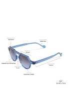 Senlites-Alyona Blu Unisex Şeffaf Mavi Degrade Uv400 Beşgen Güneş Gözlüğü-Güneş Gözlüğü-3-fleurdirect.live