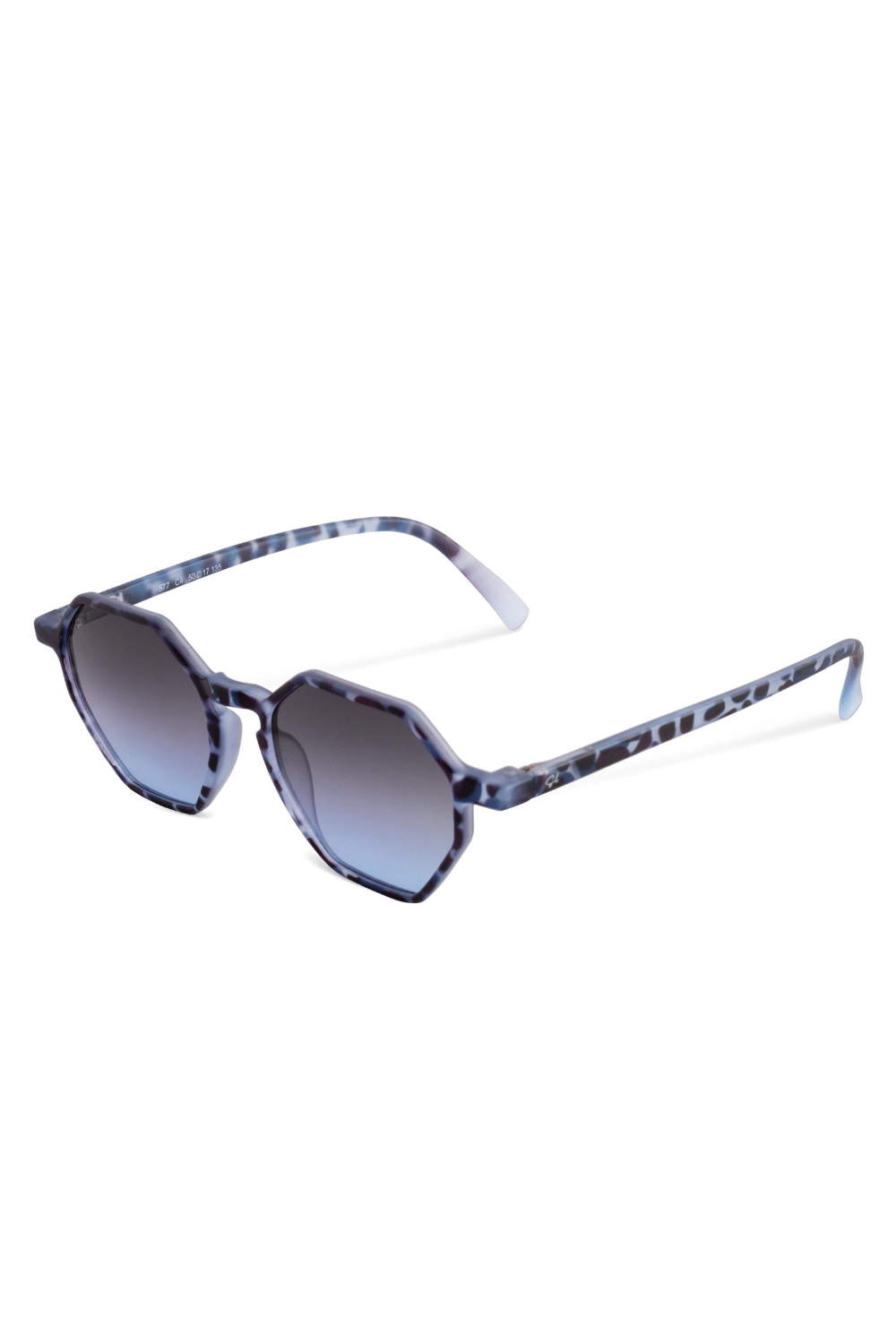 Senlites-Aurora Azzuro Unisex Mavi Degrade Uv400 Altıgen Güneş Gözlüğü-Güneş Gözlüğü-2-fleurdirect.live