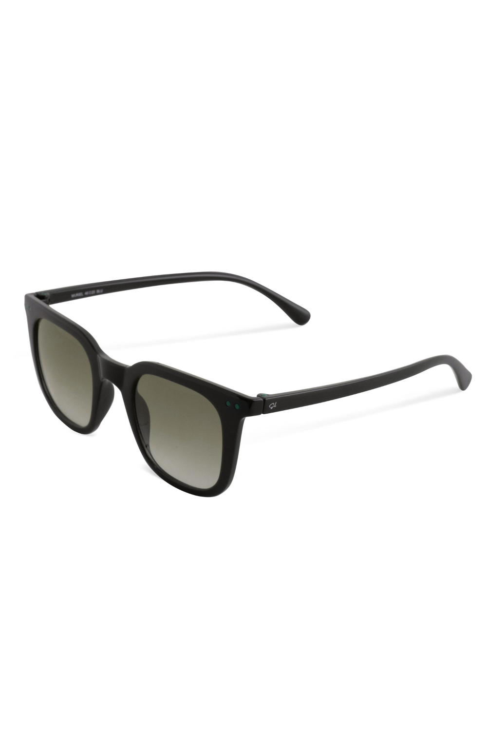 Senlites-Muri̇el Blu Unisex Siyah Degrade Uv400 Kare Güneş Gözlüğü-Ekran Gözlüğü-2-fleurdirect.live