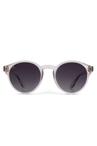 Senlites-Ragna Grigio Unisex Şeffaf Gri Polarize Oval Güneş Gözlüğü-Güneş Gözlüğü-1-fleurdirect.live