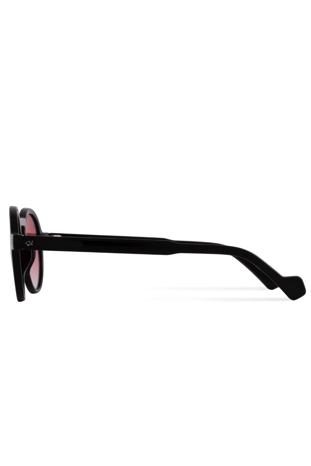 Senlites-Raiane Rosso Unisex Siyah Degrade Uv400 Yuvarlak Güneş Gözlüğü-Güneş Gözlüğü-3-fleurdirect.live
