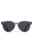 Senlites-Shaye Azzuro Unisex Mat Şeffaf Mavi Polarize Oval Güneş Gözlüğü-Güneş Gözlüğü-1-fleurdirect.live