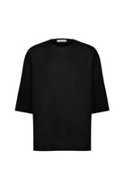 Sertaç Taşdelen-Siyah %100 Pamuk Yuvarlak Yaka Oversized Erkek T-shirt Model T 04-T-Shirts-3-fleurdirect.live