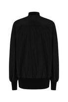 Sertaç Taşdelen-Siyah %100 Polyester Fermuarlı Oversized Erkek Bomber Ceket Mont J 03-Ceket-6-fleurdirect.live