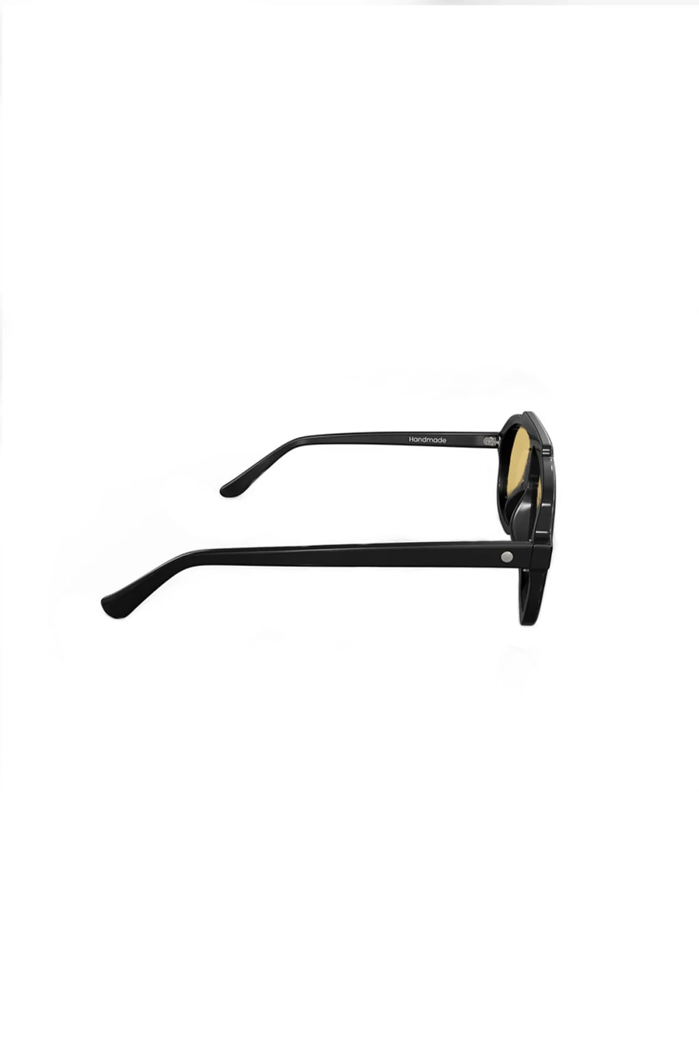 Sertaç Taşdelen-Yellow Camlı Siyah Çerçeveli Asetat Cr-39 Uv 400 Unisex Güneş Gözlüğü Model G 01-Güneş Gözlüğü-7-fleurdirect.live