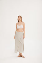 Sfida İstanbul-File Dokulu Çizgili Pareo - Organic Cotton Stripe Pareo - Sf9n-Pareo & Bandana-1-fleurdirect.live