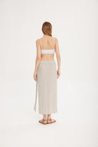 Sfida İstanbul-File Dokulu Çizgili Pareo - Organic Cotton Stripe Pareo - Sf9n-Pareo & Bandana-2-fleurdirect.live