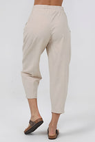 Sfida İstanbul-Keten / Pamuk Şalvar Pantalon. Linen / Cotton Slouchy Pant - Ar007-Pantolon-7-fleurdirect.live