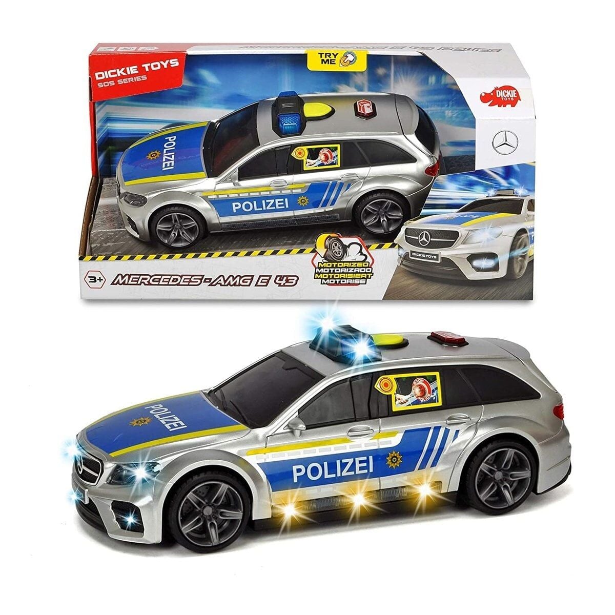 203716018038 Dickie International Mercedes-Amg E43 Polis Arabası 30 Cm