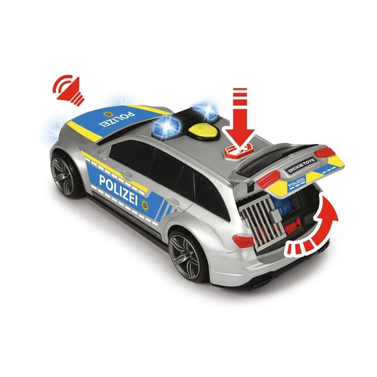 203716018038 Dickie International Mercedes-Amg E43 Polis Arabası 30 Cm