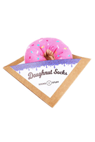 Socks + Stuff-Strawberry Sprinkles Donut Çorap-Çorap-1-fleurdirect.live