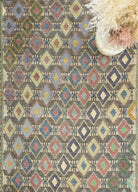 Soho Antiq-Akasya Geometrik Tasarımlı Yün Cicim Kilim 135x186 Cm-Halı-3-fleurdirect.live