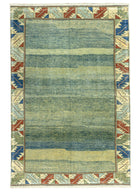 Soho Antiq-Allium El Dokuma Yeşil Azeri Halı 124x187 Cm-Halı-1-fleurdirect.live
