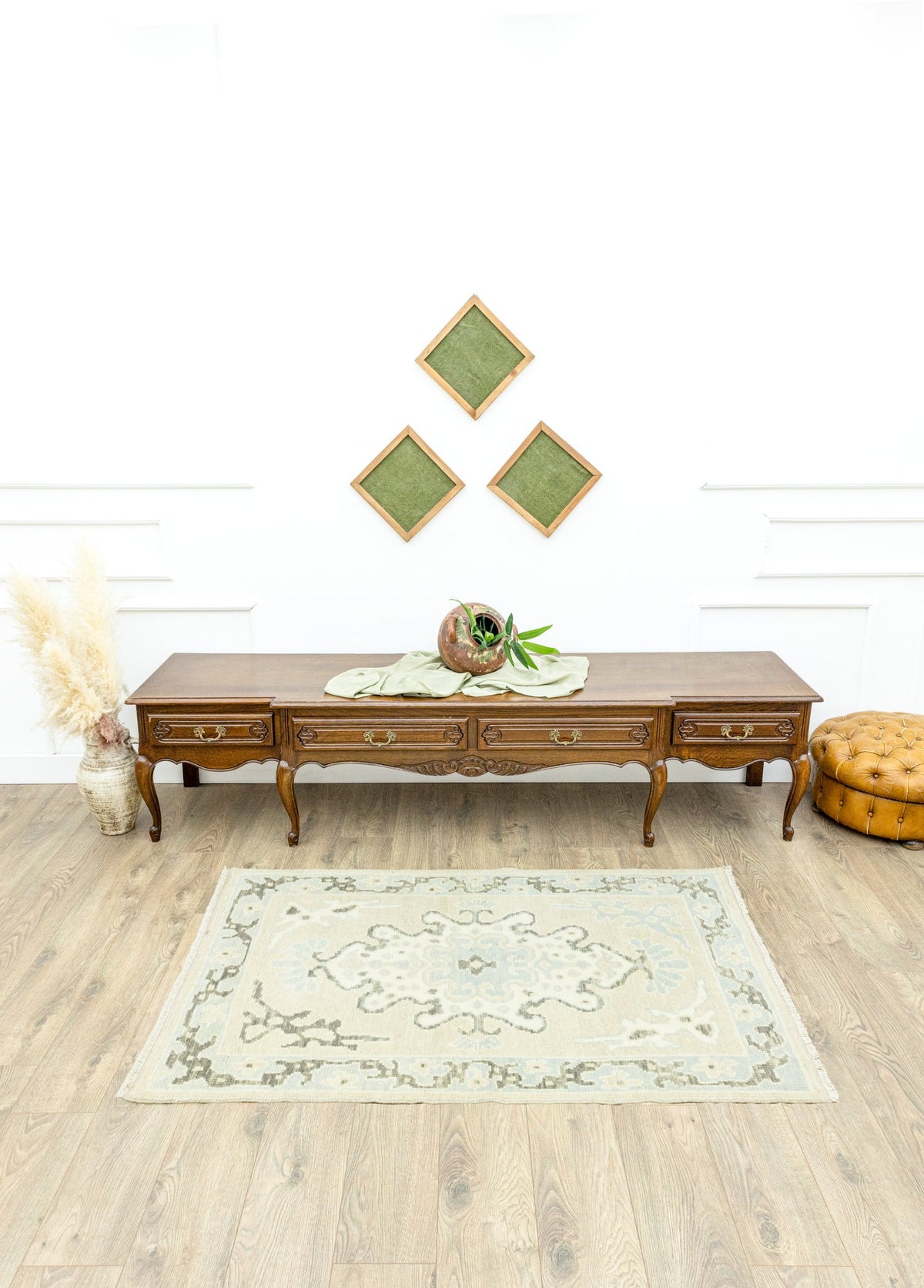 Soho Antiq-Anemon Rustik Tasarımlı Yün Halı 97x149 Cm-Halı-2-fleurdirect.live