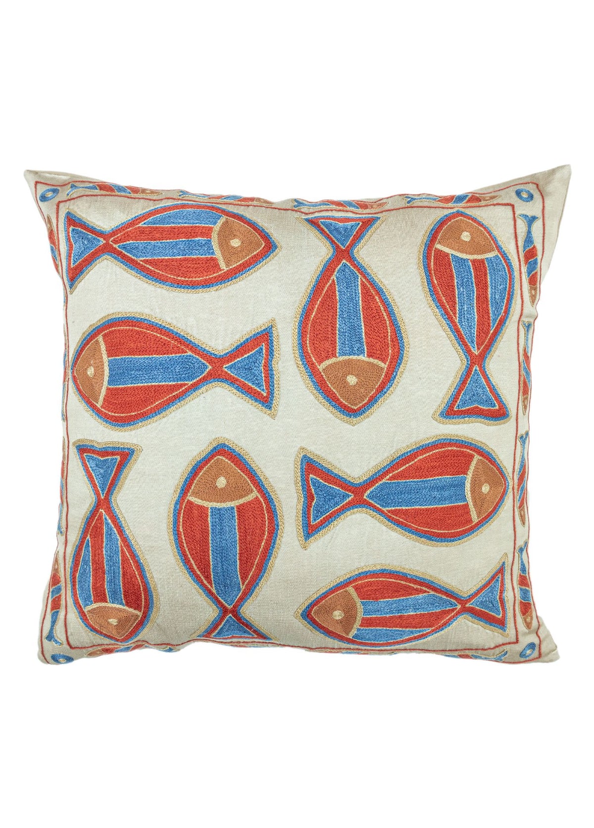 Soho Antiq-Arryn El Yapımı Suzani Kırlent 50x50 Cm-Kırlent-1-fleurdirect.live