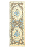 Soho Antiq-Asifa Floral El Dokuma Uşak Yolluk 70x197 Cm-Halı-1-fleurdirect.live