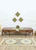 Soho Antiq-Asifa Floral El Dokuma Uşak Yolluk 70x197 Cm-Halı-2-fleurdirect.live
