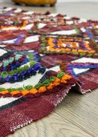 Soho Antiq-Aspar Tülü Kabartmalı El Dokuma Kilim 140x223 Cm-Halı-5-fleurdirect.live