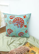 Soho Antiq-Ayaz El Yapımı İpek Suzani Kırlent 50x50 Cm-Kırlent-2-fleurdirect.live