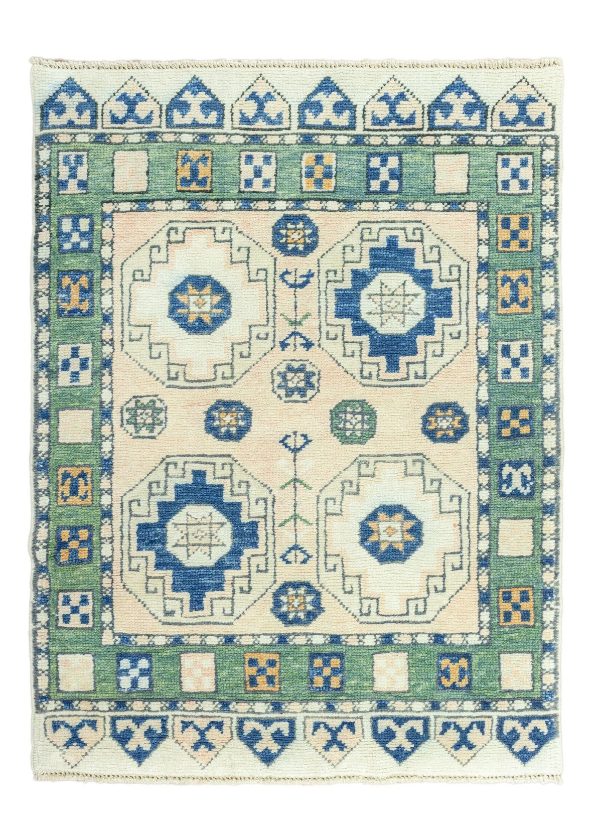 Soho Antiq-Ayaz Rustik Tasarımlı Uşak Halı 110x150 Cm-Halı-1-fleurdirect.live