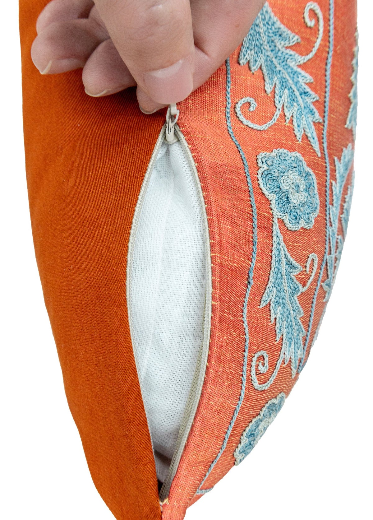 Soho Antiq-Bangu Dekoratif İpek Suzani Kırlent 50x50 Cm-Yastık-7-fleurdirect.live