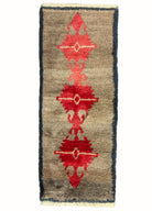 Soho Antiq-Batllo İlkel Tasarımlı Tülü Yolluk 88 x 227 Cm-Halı-1-fleurdirect.live