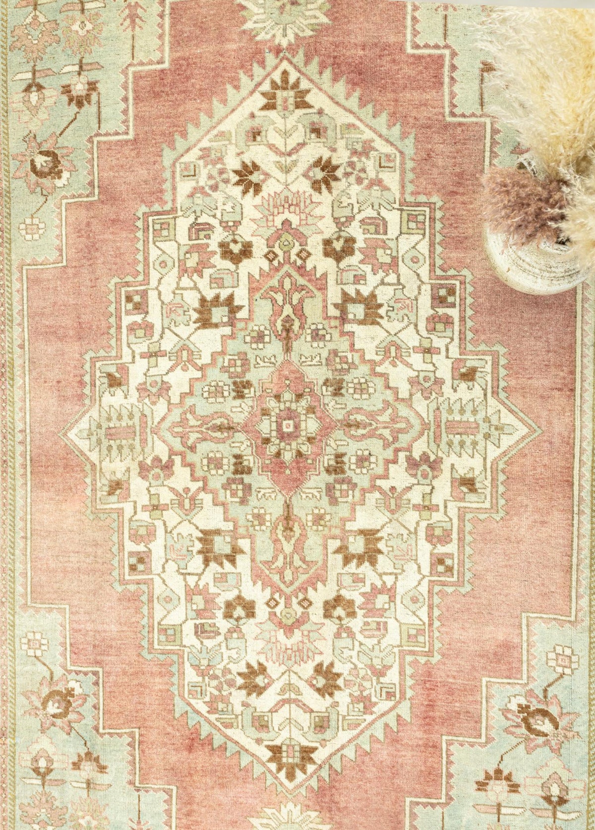 Soho Antiq-Begonya Pastel Renkli Vintage Halı 231 x 385 Cm-Halı-3-fleurdirect.live