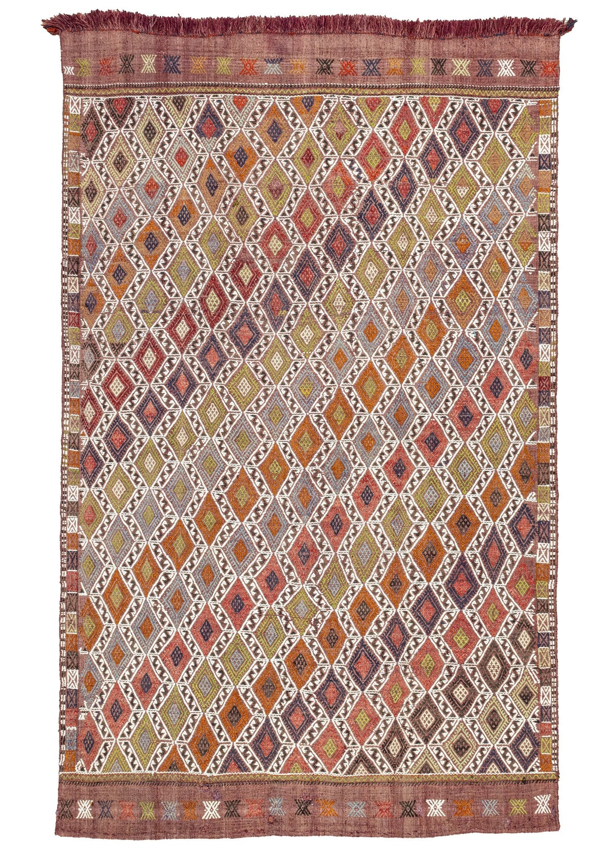 Soho Antiq-Cidal Etnik Tasarımlı El Dokuma Kilim 146x235 Cm-Halı-1-fleurdirect.live