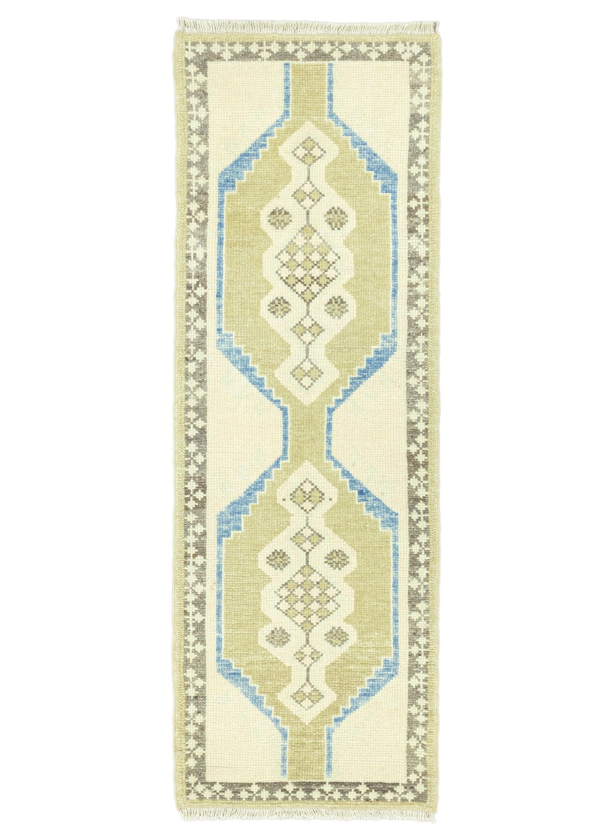 Soho Antiq-Crown El Dokuma Yün Uşak Yolluk 62x182 Cm-Halı-1-fleurdirect.live