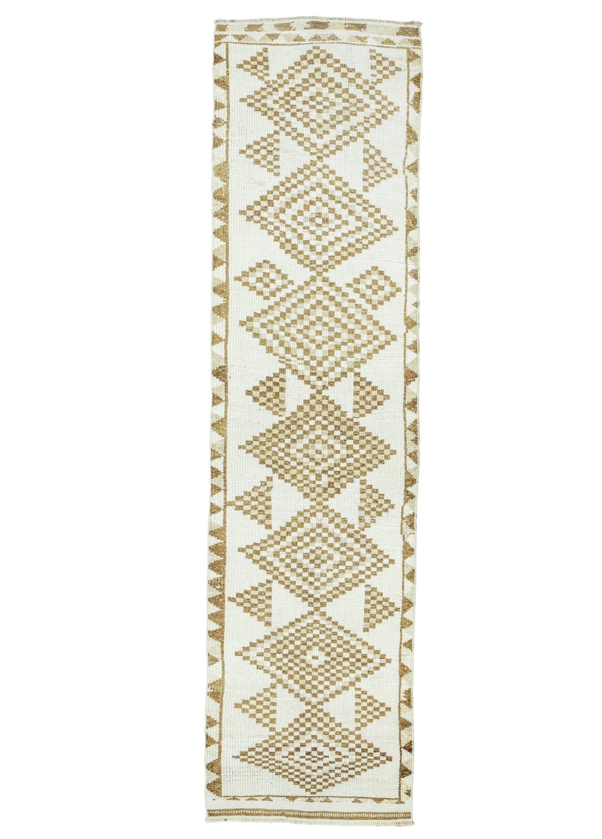 Soho Antiq-Dali Geometrik Tasarımlı El Dokuma Yolluk 84x345 Cm-Halı-1-fleurdirect.live