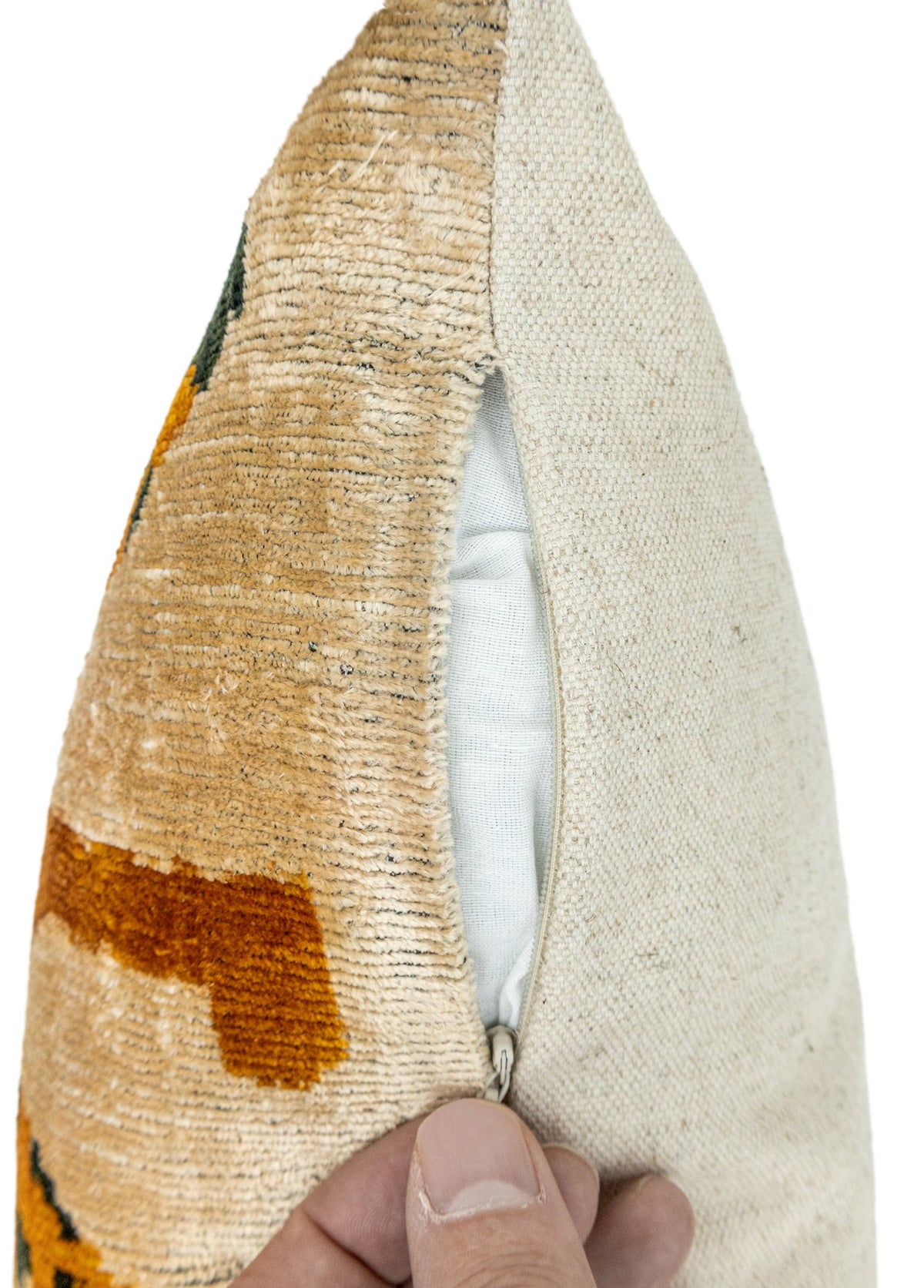 Soho Antiq-Daphne Çita Desenli İkat Kırlent 60x40 Cm-Kırlent-7-fleurdirect.live