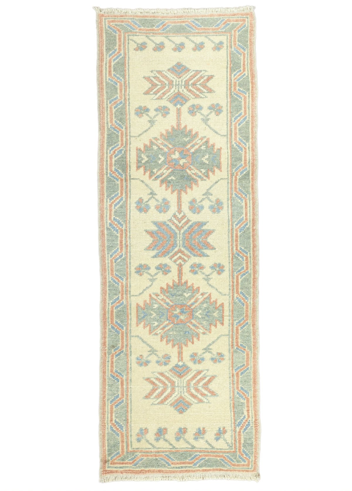 Soho Antiq-Eliza Renkli El Dokuma Yolluk 70x202 Cm-Halı-1-fleurdirect.live