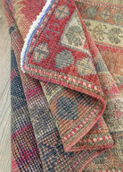 Soho Antiq-Erak Rustik El Dokuma Yün Herki Yolluk 89x359 Cm-Halı-6-fleurdirect.live