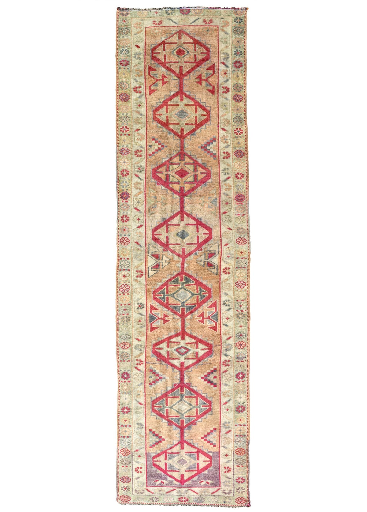Soho Antiq-Esmat El Dokuma Yün Herki Yolluk 84x366 Cm-Halı-1-fleurdirect.live
