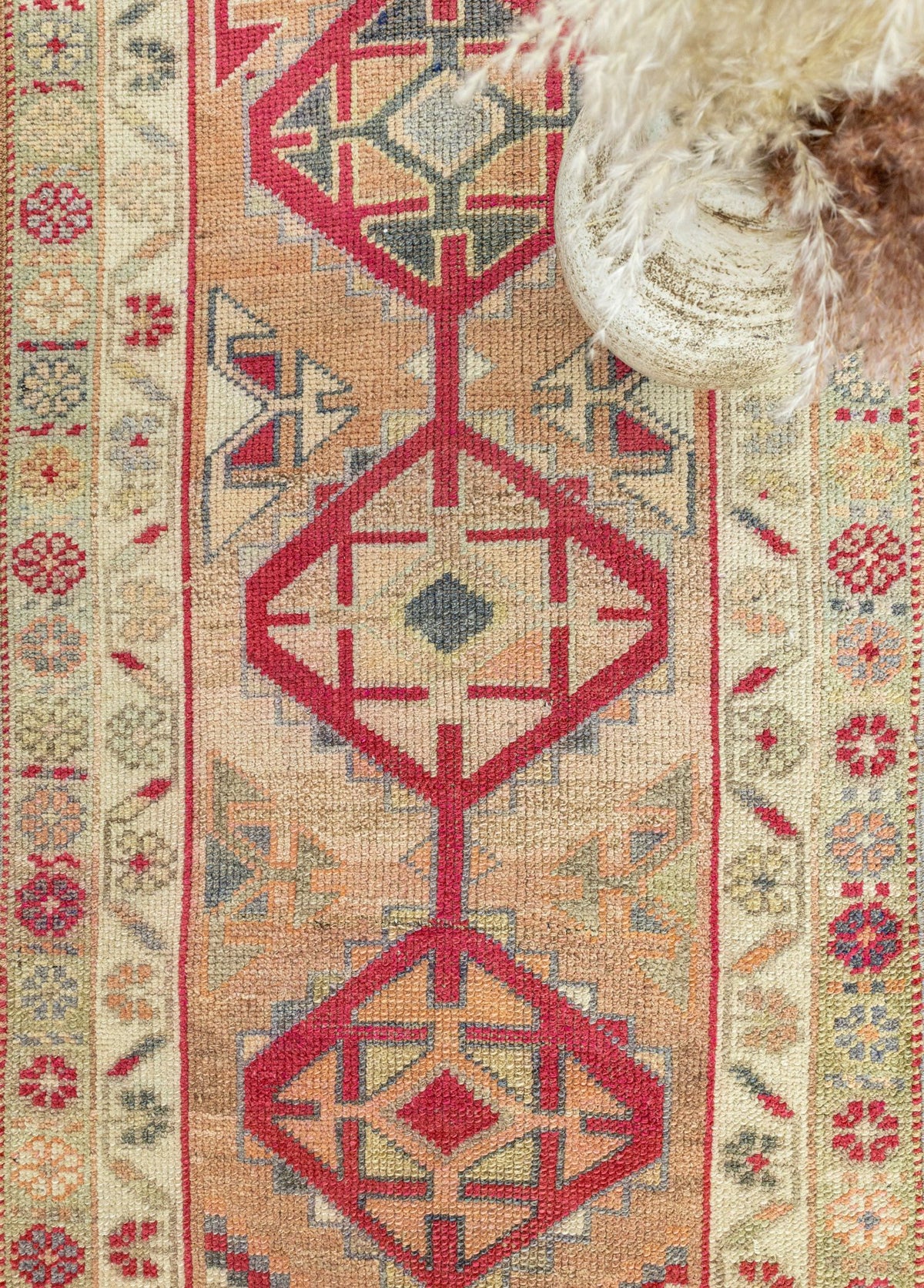 Soho Antiq-Esmat El Dokuma Yün Herki Yolluk 84x366 Cm-Halı-3-fleurdirect.live