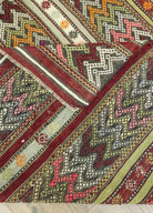 Soho Antiq-Esmat Renkli El Dokuma Cicim Kilim 155x218 Cm-Halı-6-fleurdirect.live