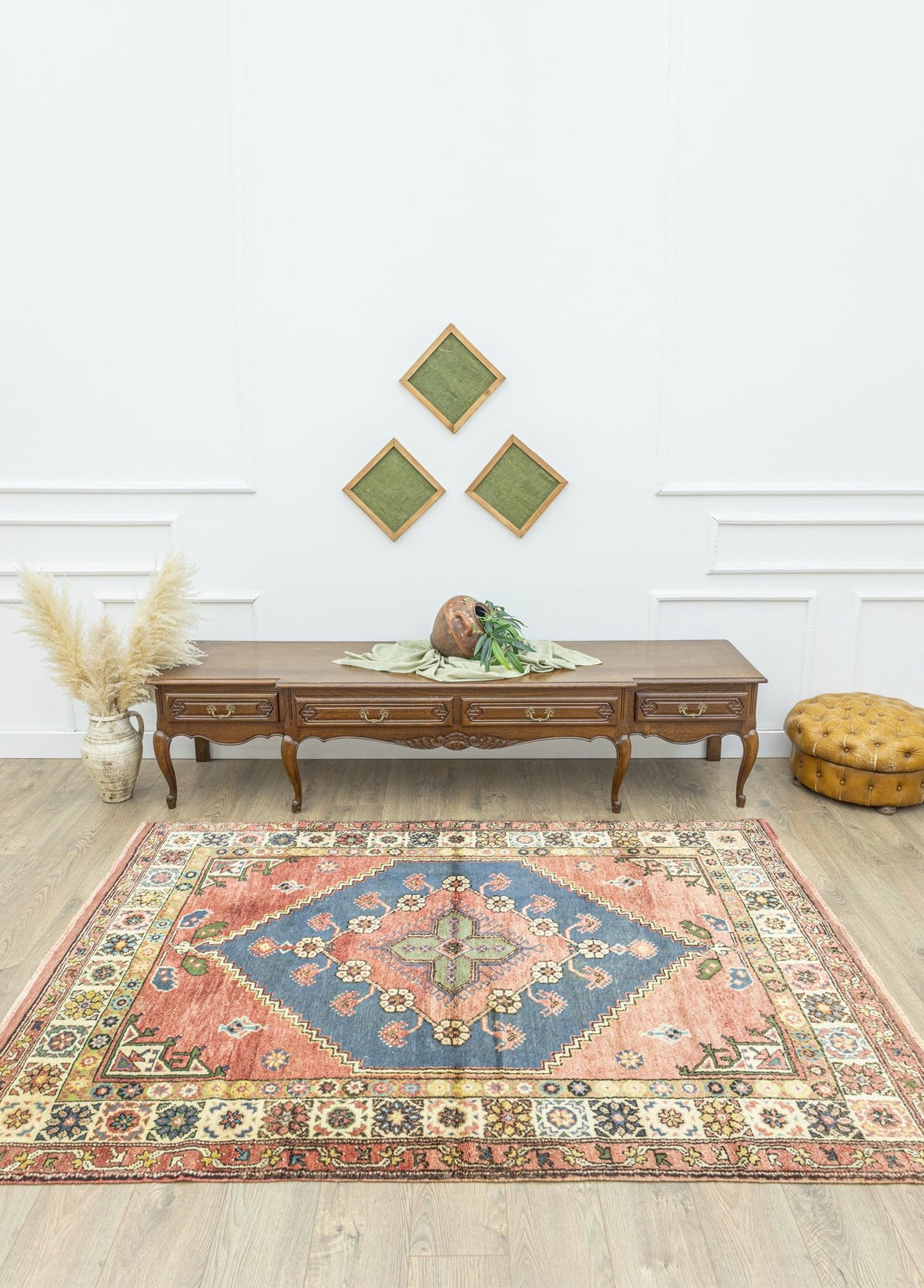 Soho Antiq-Fulya El Dokuma Dazkırı Halı 163x227 Cm-Halı-2-fleurdirect.live