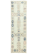 Soho Antiq-Geray İlkel Desenli Uşak Yolluk 57x189 Cm-Halı-1-fleurdirect.live