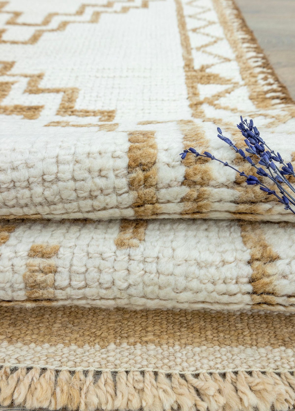 Soho Antiq-Ilgar Natural Renkli El Dokuma Yün Herki Yolluk 91x393 Cm-Halı-4-fleurdirect.live