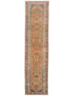 Soho Antiq-Jajil Bohem Tasarımlı Renkli Herki Yolluk 88x367 Cm-Halı-1-fleurdirect.live