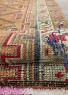 Soho Antiq-Jajil Bohem Tasarımlı Renkli Herki Yolluk 88x367 Cm-Halı-4-fleurdirect.live