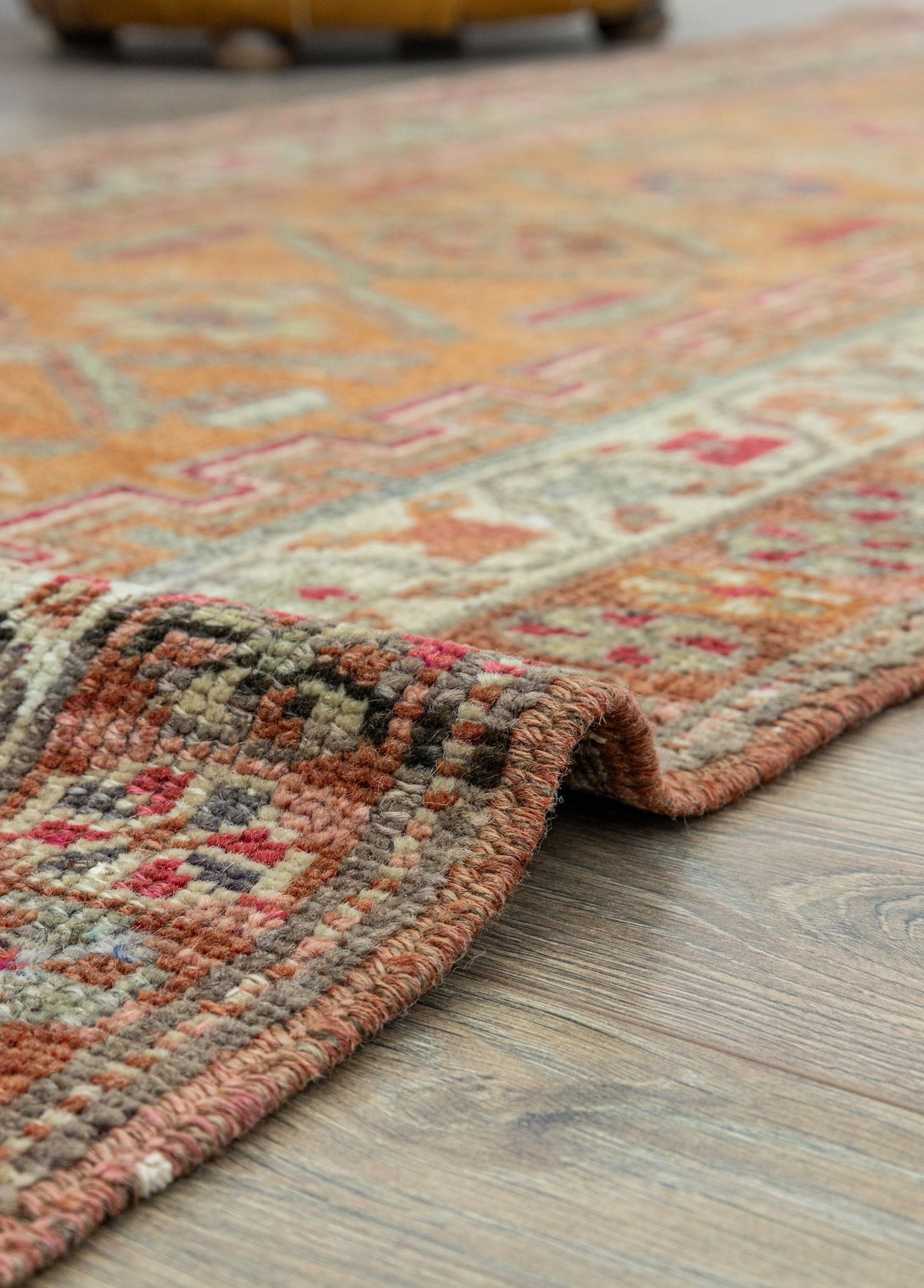 Soho Antiq-Jajil Bohem Tasarımlı Renkli Herki Yolluk 88x367 Cm-Halı-5-fleurdirect.live