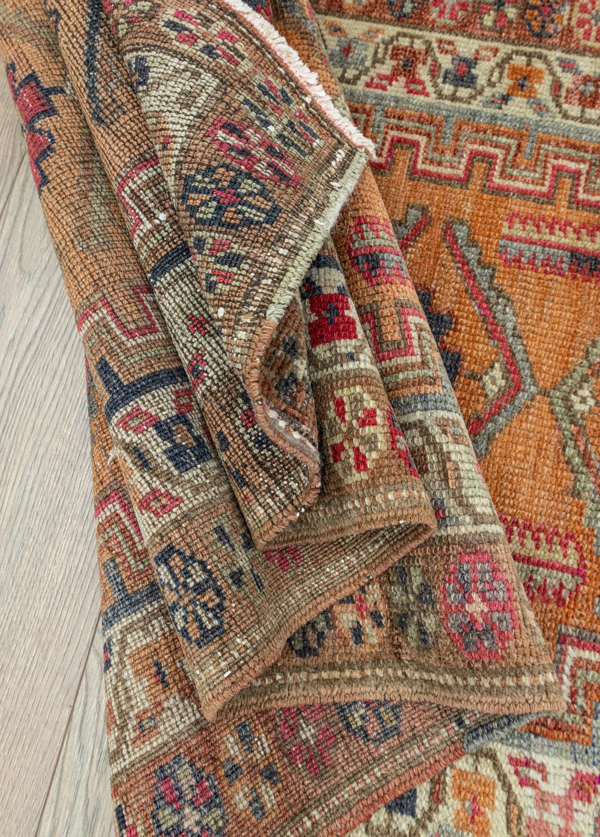 Soho Antiq-Jajil Bohem Tasarımlı Renkli Herki Yolluk 88x367 Cm-Halı-6-fleurdirect.live