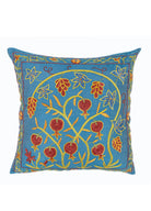 Soho Antiq-Jesse İpek İşlemeli El Yapımı Suzani Kırlent 50x50 Cm-Kırlent-1-fleurdirect.live