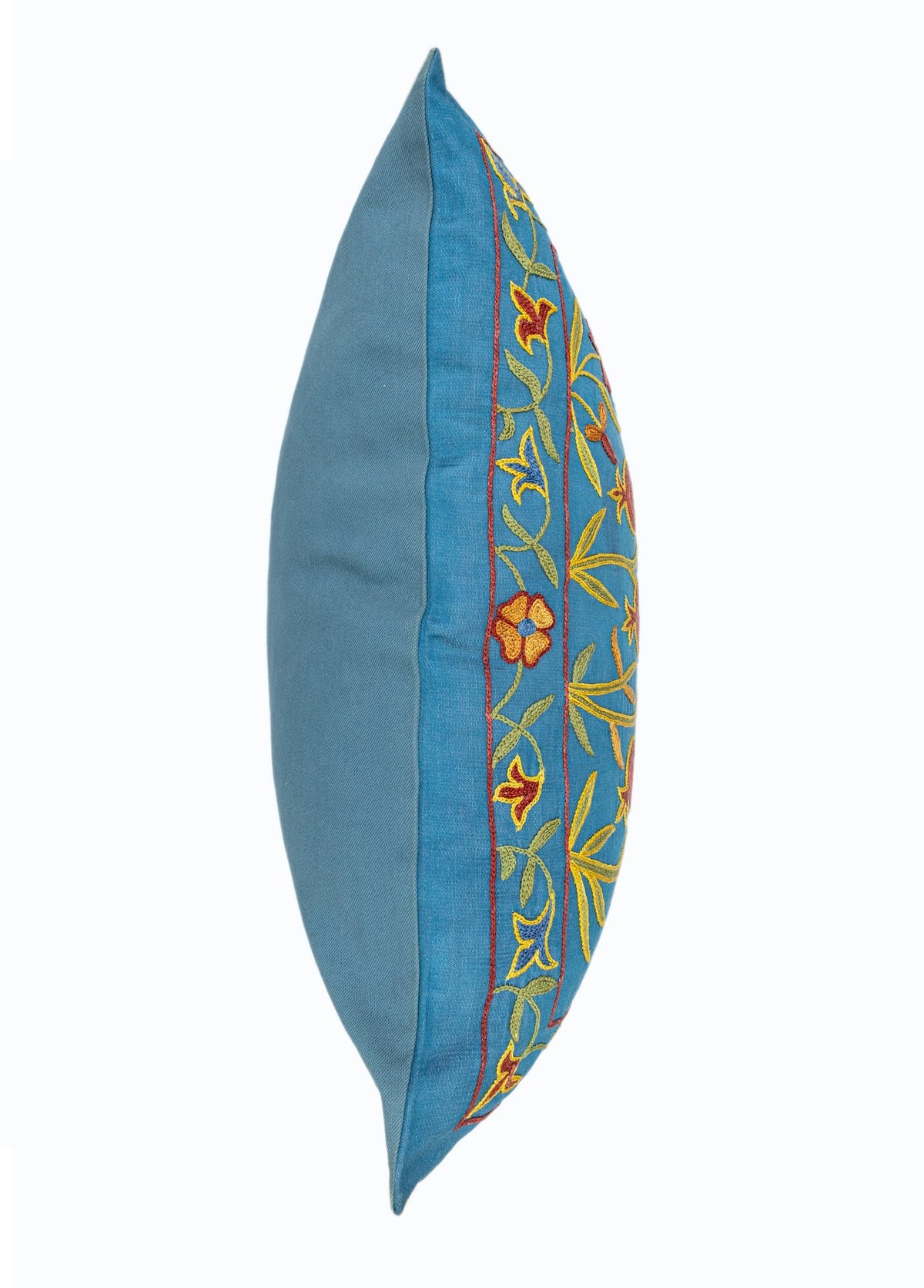 Soho Antiq-Jesse İpek İşlemeli El Yapımı Suzani Kırlent 50x50 Cm-Kırlent-5-fleurdirect.live