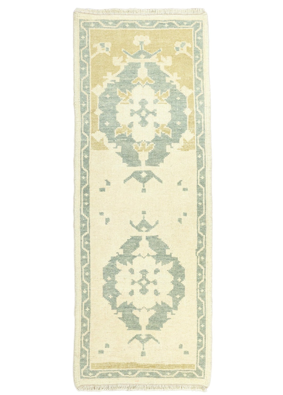 Soho Antiq-Kacem Abrajlı Uşak Yolluk 64x173 Cm-Halı-1-fleurdirect.live