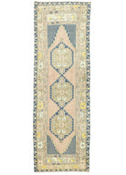 Soho Antiq-Khorsa Rustik Desenli El Dokuma Yolluk 98x296 Cm-Halı-1-fleurdirect.live