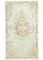 Soho Antiq-Koltan Floral Madalyon Desenli Yün Halı 204x352 Cm-Halı-1-fleurdirect.live